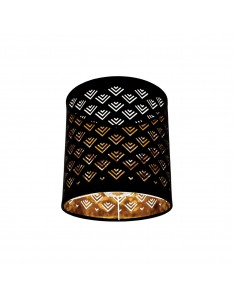 ΚΑΠΕΛΟ ΜΑΥΡΟ ΧΑΛΚΙΝΟ ΠΥΡΑΜΙΔΑ Φ18 Ε27 Ε14