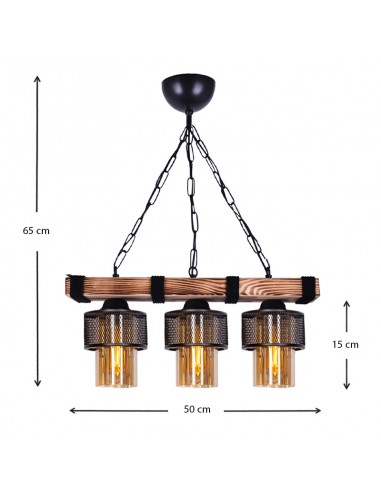 ΦΩΤΙΣΤΙΚΟ ΤΡΙΦΩΤΟ ELIANA ΜΑΥΡΟ/ΚΑΡΥΔΙ