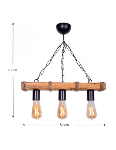 ΦΩΤΙΣΤΙΚΟ ΟΡΟΦΗΣ MAKOΕ27 ΤΡΙΦΩΤΟ ΚΑΡΙΔΙΑ