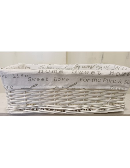 ΠΑΝΕΡΙ ΛΕΥΚΟ ΜΕ ΓΚΡΙ ΓΡΑΜ/ΤΑ 42x29x14