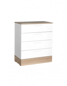 ΣΥΡΤΑΡΙΕΡΑ ΜΕΛΑΜΙΝΗΣ OAK - ΛΕΥΚΟ 72Χ40Χ88