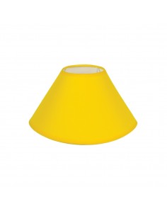 Καπέλο Μονόχρωμο Στρογγυλό Φ30cm Κάτω Πλευρά -Σε Κίτρινο Χρώμα