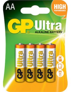Αλκαλικές Μπαταρίες AA 1.5V 4τμχ GP ultra