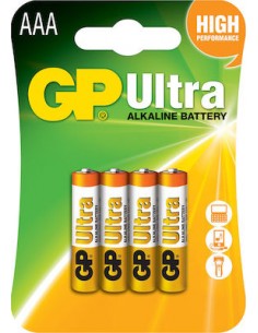 Αλκαλικές Μπαταρίες AAA 1.5V 4τμχ GP ultra
