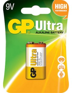 Αλκαλική Μπαταρία 9V 1τμχ GP ultra